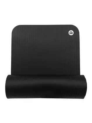 Килимок для фітнесу та пілатесу Bodhi 185x60x1.5 см чорний