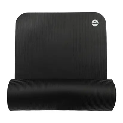 Килимок для фітнесу та пілатесу Bodhi 185x60x1.5 см чорний