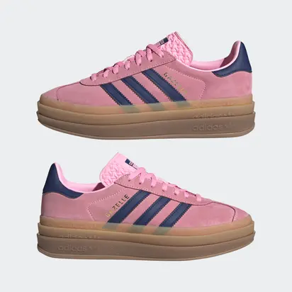 Кросівки Adidas Gazelle Bold W, рожевий з синім