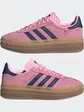 Кросівки Adidas Gazelle Bold W, рожевий з синім