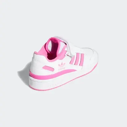 Кросівки Adidas Forum Low J, білий з рожевим