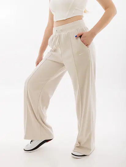 Штани Nike HR WIDE PANT, бежевий