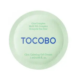 TOCOBO Заспокійливий гель-крем з екстрактом центели, 1 мл