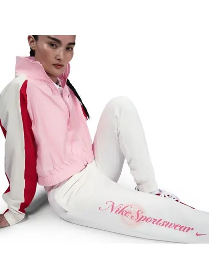 Штани W NSW CLUB FLC GX STD PANT Nike L Білий