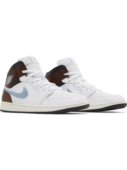 Кросівки Air Jordan 1 Retro Mid SE 'Brown Blue Grey'
