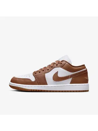 Кросівки W Air Jordan 1 Low Brown/White
