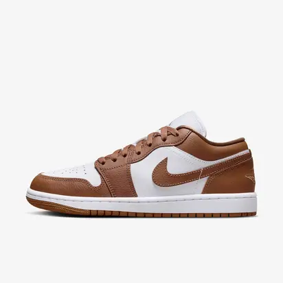 Кросівки W Air Jordan 1 Low Brown/White