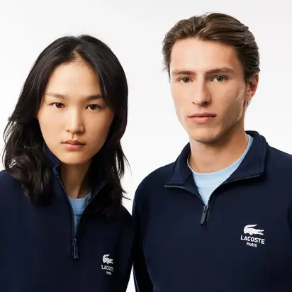 Світшот Lacoste Paris High-Neck Zip-Up