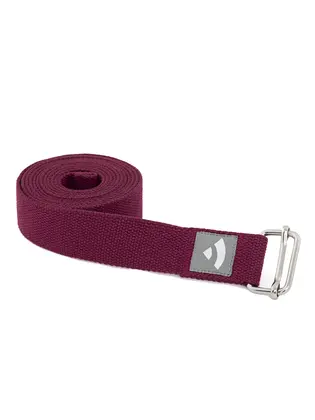Ремінь для йоги Asana Belt від Bodhi баклажановий 250x3.8 см