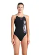 Купальник комплект Arena AIRBRUSH GRAPHIC SWIMSUIT V BA, чорний