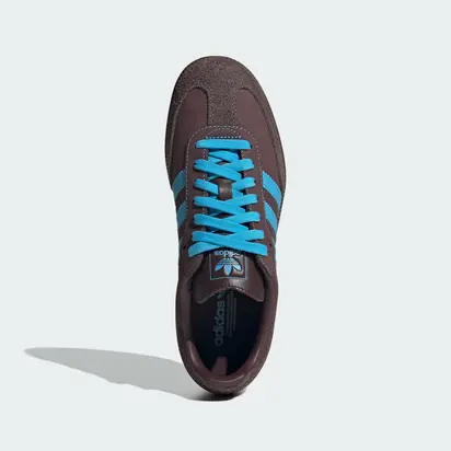 Кросівки Adidas Samba OG, коричневий з блакитним