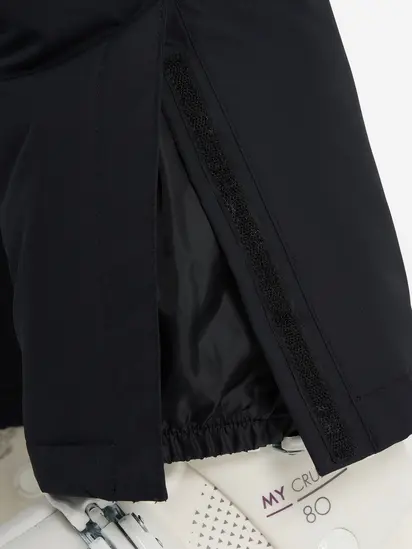Штани утеплені гірськолижні Women's pants with suspenders Glissade Чорний
