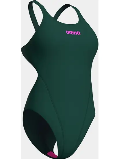 Купальник закритий для жінок Arena TEAM SWIMSUIT SWIM TECH SOLID темно-зелений