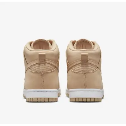 Кросівки Nike Dunk High Premium, бежевий з білим