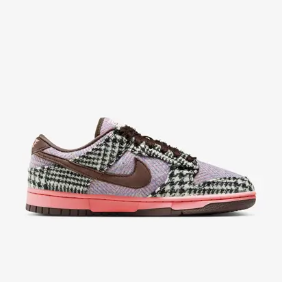 Кросівки Nike W DUNK LOW, фіолетовий з коричневим