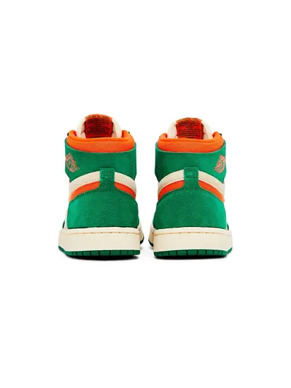 Кросівки JORDAN 1 ZOOM, зелений з помаранчевим