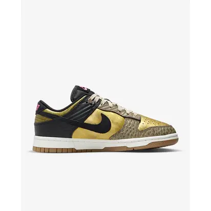 Кросівки Nike Dunk Low Día De Muertos (W), золотистий з чорним