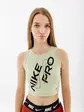 Топ Nike CROP TANK GRX, зелений
