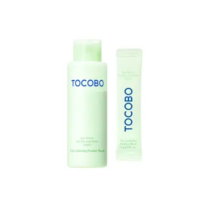 TOCOBO Ензимна пудра на основі цики, чайного дерева та папаїну для глибокого очищення навіть чутливої шкіри 0,6 г
