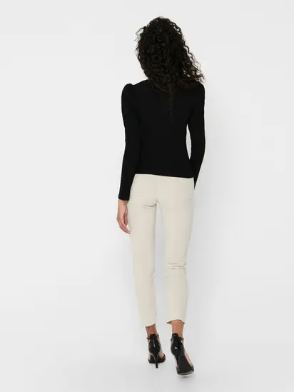 Топ з рукавами ONLEMMA L/S PUFF TOP JRS ONLY L Чорний
