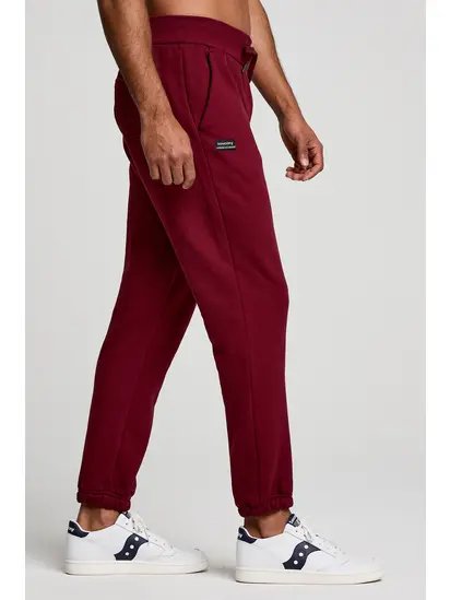 Штани Saucony RECOVERY SWEATPANT, бордовий
