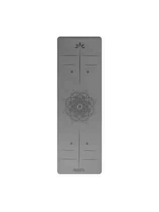 Килимок для йоги Ganesh Align Amber Cool Grey 183×61×0.4 см