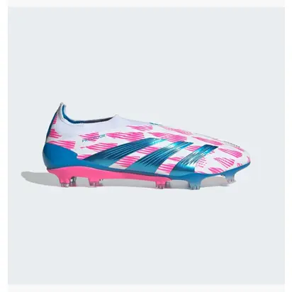 Бутси Adidas Predator Elite Laceless Firm Ground Soccer Cleats White/Pink