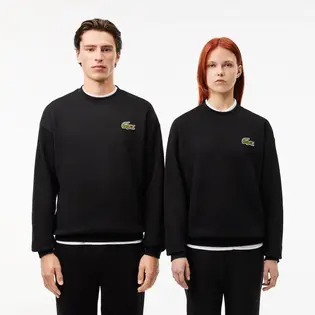 Світшот унісекс Lacoste Loose Fit Badge Black