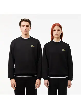 Світшот унісекс Lacoste Loose Fit Badge Black