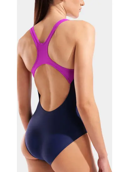Купальник закритий для жінок Arena KIKKO SWIMSUIT SWIM PRO BACK синій, рожевий