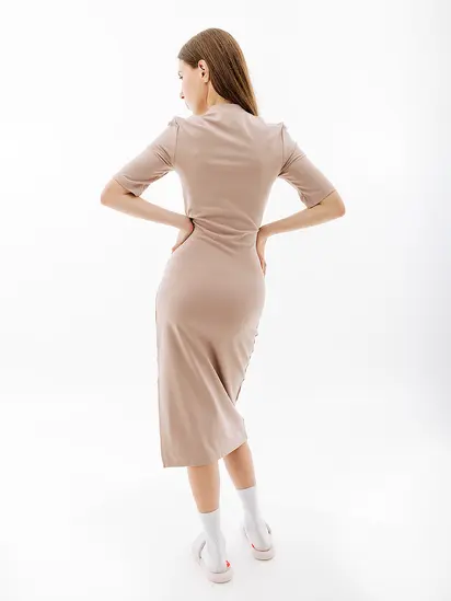 Сукня Nike W NSW ESSNTL MIDI DRESS, бежевий