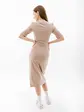 Сукня Nike W NSW ESSNTL MIDI DRESS, бежевий