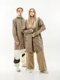 Куртка Rains Long Jacket, коричневий
