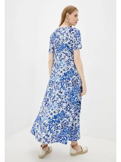 Сукня ONLENOLA S/S MIDI DRESS WVN 15230958 Dazzling Blue-CRUISE FLORAL ONLY M Блакитний