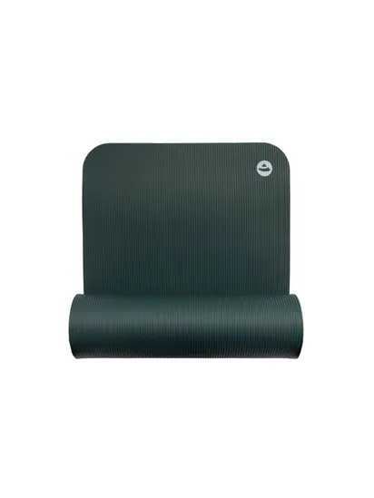 Килимок для фітнесу та пілатесу Bodhi 185x60x1.5 см темно-зелений