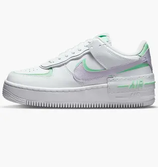 Кросівки Nike Air Force 1 Low Shadow Infinite Lilac Football Grey (W), білий з бузковим