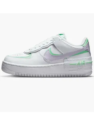 Кросівки Nike Air Force 1 Low Shadow Infinite Lilac Football Grey (W), білий з бузковим