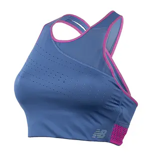 Топ New Balance Q Speed Bra, синій