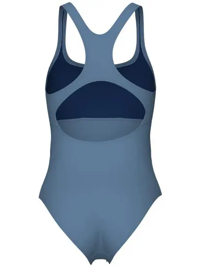 Купальник SOLID SWIMSUIT CONTROL PRO BAC, сіро-синій
