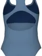 Купальник SOLID SWIMSUIT CONTROL PRO BAC, сіро-синій