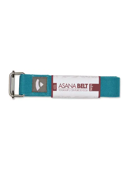 Ремінь для йоги Asana Belt від Bodhi бірюзовий 250x3.8 см