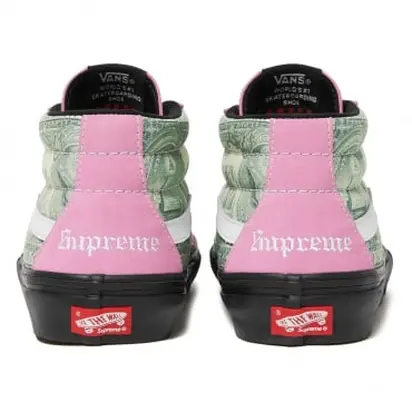 Кросівки Supreme x Skate Grosso Mid 'Dollar Bill - Pink'