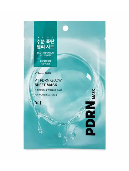 VT Cosmetics Маска з PDRN для інтенсивного відновлення, зволоження та сяйва шкіри 25g