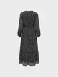 Сукня ONLSTAR L/S MAXI DRESSWVN CHARM FLOWER ONLY M Чорний