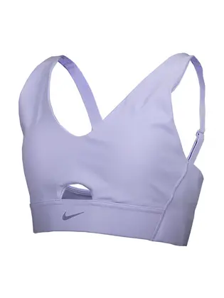 Топ Nike W NK DF INDY PLUNGE CUTOUT BRA, фіолетовий