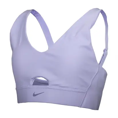 Топ Nike W NK DF INDY PLUNGE CUTOUT BRA, фіолетовий
