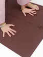 Килимок для йоги каучуковий Dinesh Yantra Marsala RAO 185×68×0.4 см