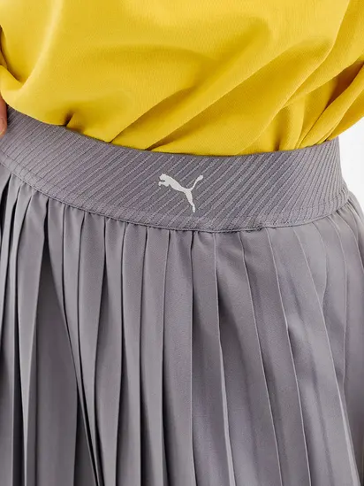 Спідниця Puma YONA SUNP Plissee Skirt, сірий
