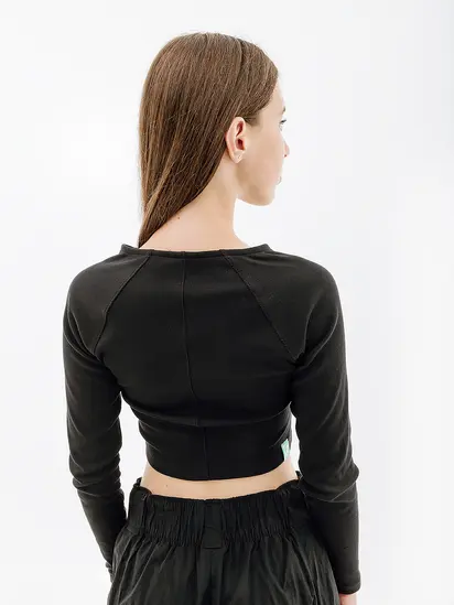 Кофта Nike W NSW LS TOP RIB SW, чорний