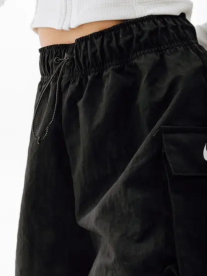 Шорти Nike W NSW ESSNTL WVN HR SHORT, чорний